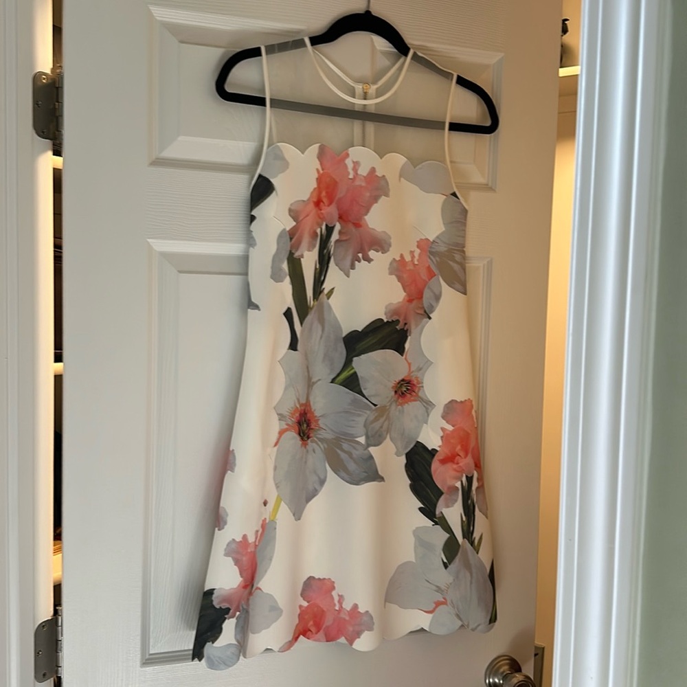 Ted Baker floral tunic dress size 0